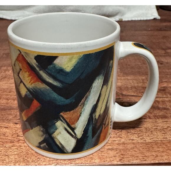 CAFE ARTS F Marc MUG Cafe Arts Henriksen Imports Ceramic Cup Mug - Picture 3 of 6